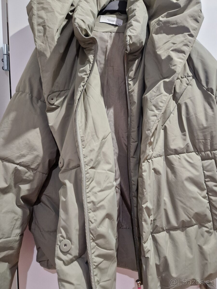 ZIMNÁ BUNDA -olivovozelená- 42 2+1 zadarmo - 4