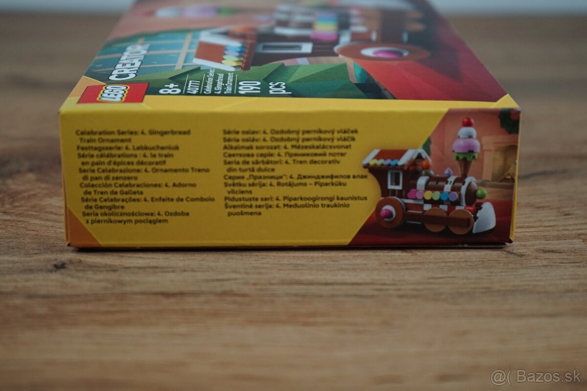 Lego Ozdobný perníkový vláčik 40777 - 4