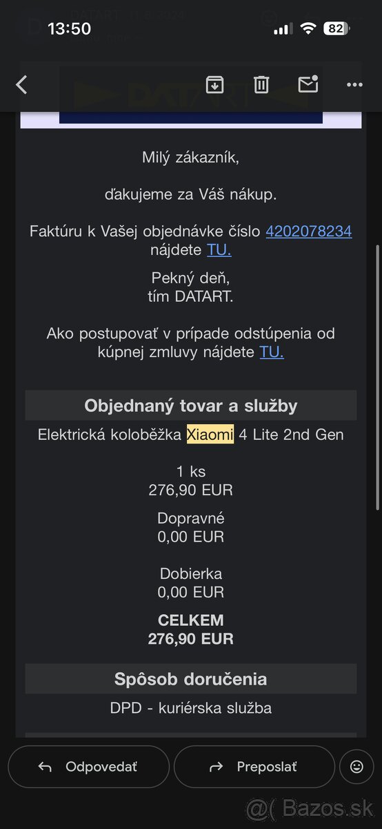 Elektrická koloběžka Xiaomi 4 Lite 2nd Gen - 4