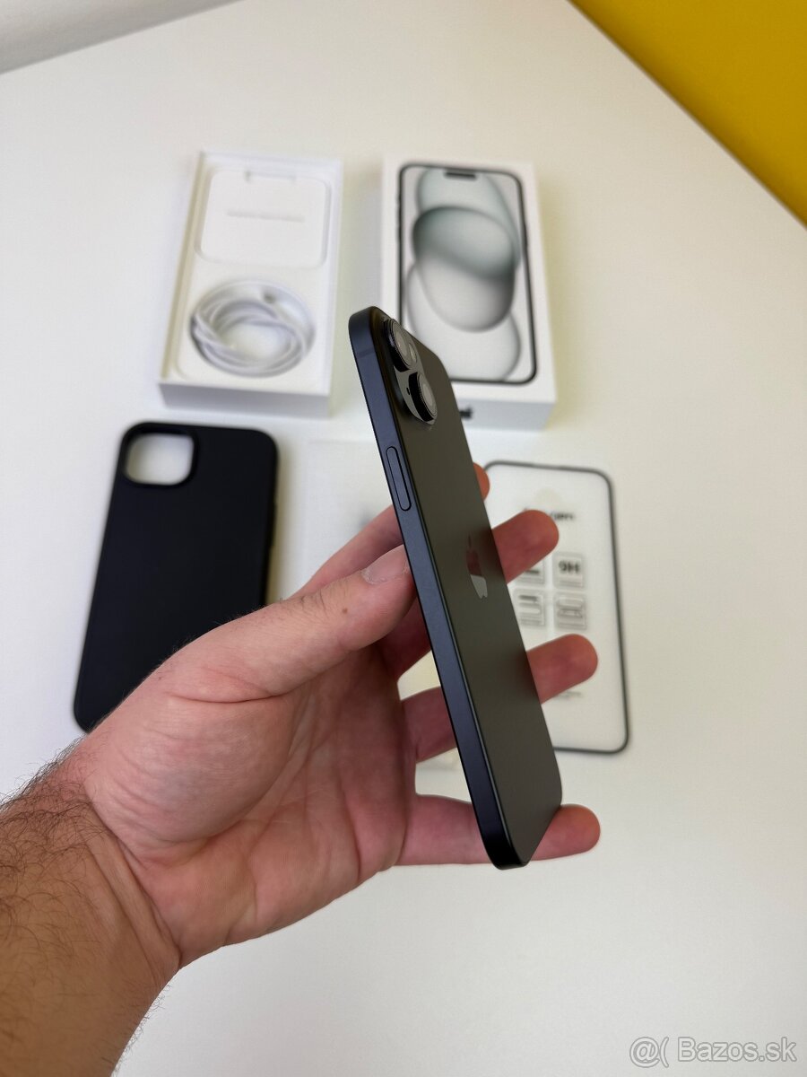 Predám vymením Iphone 15 Plus 128GB Black ako nový - 4