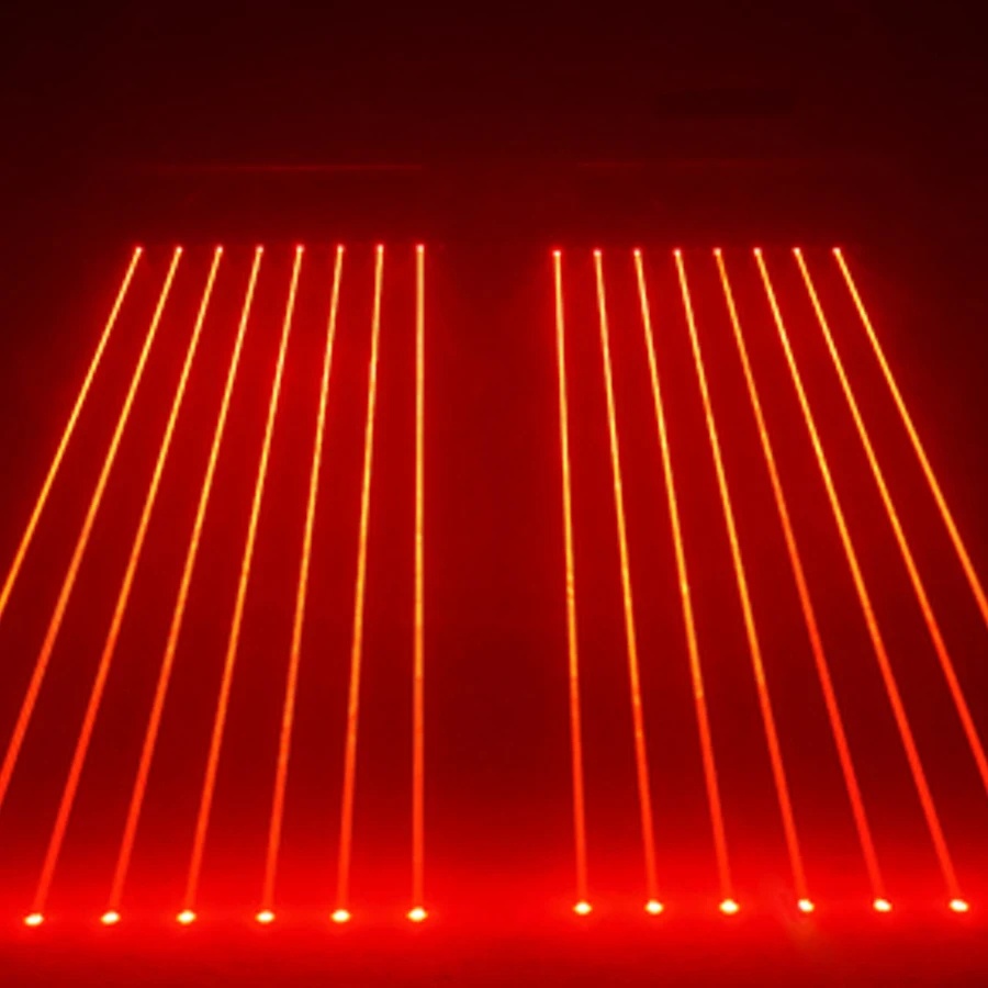 Profesionálny Laserový BAR (8x500mW) – svetelný efekt, DMX - 4