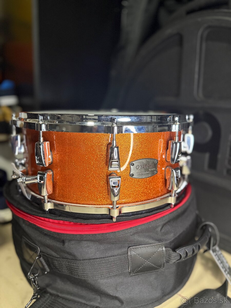 Predám snare Yamaha Absolute Hybrid Maple 14x6 - 4