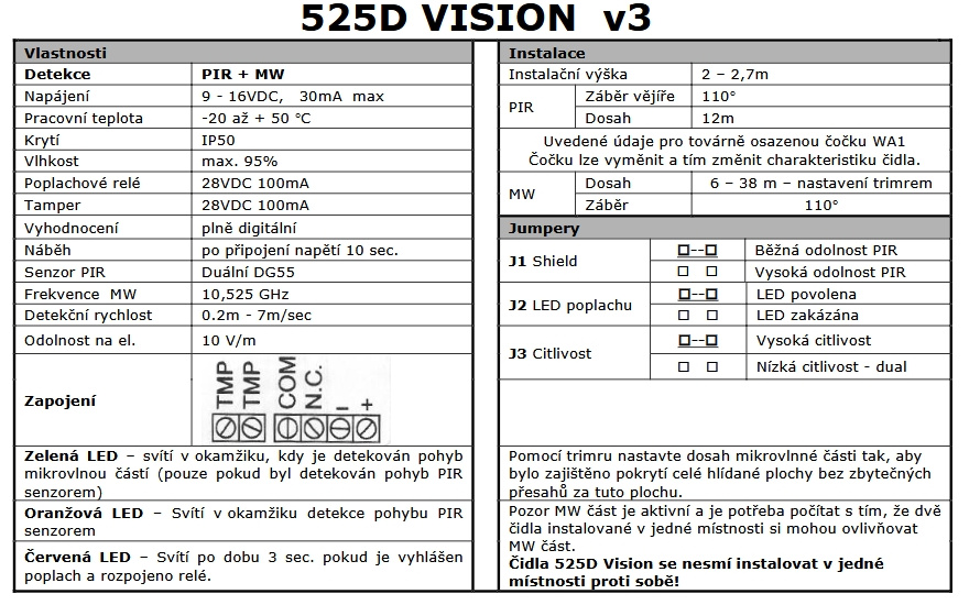 ⚡️ detektor Paradox MW+PIR DM-525D ⚡️ - 4