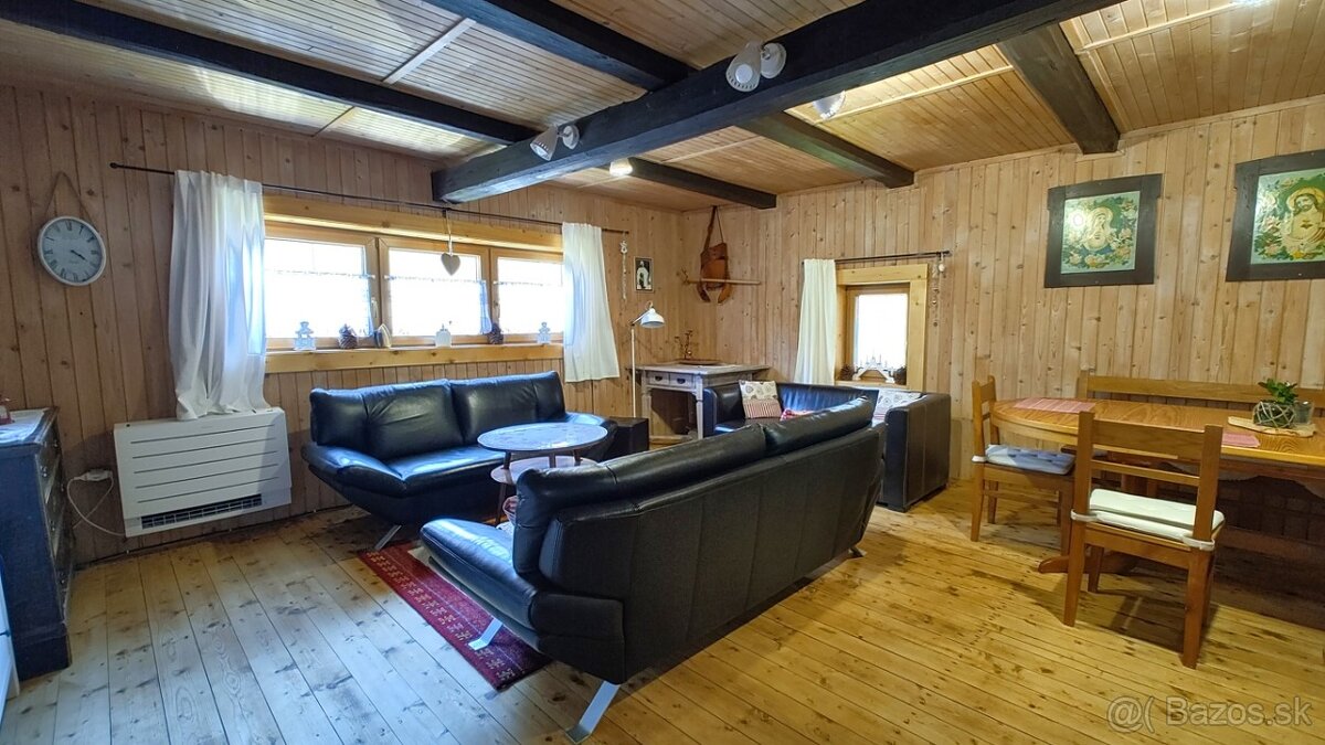 Zrekonštruovaná drevenica pod Kráľovou hoľou, pozemok 457 m2 - 4