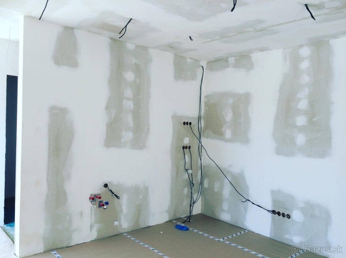 Montáž sadrokartónu, Maľovanie, Stierkovanie KE - 4