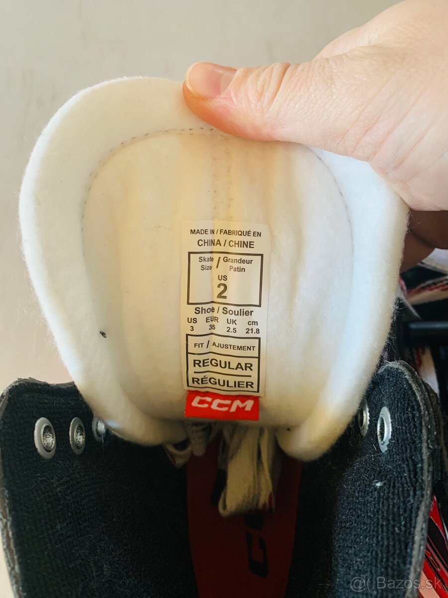 Predám korčule CCM Jetspeed FT670 JR - 4