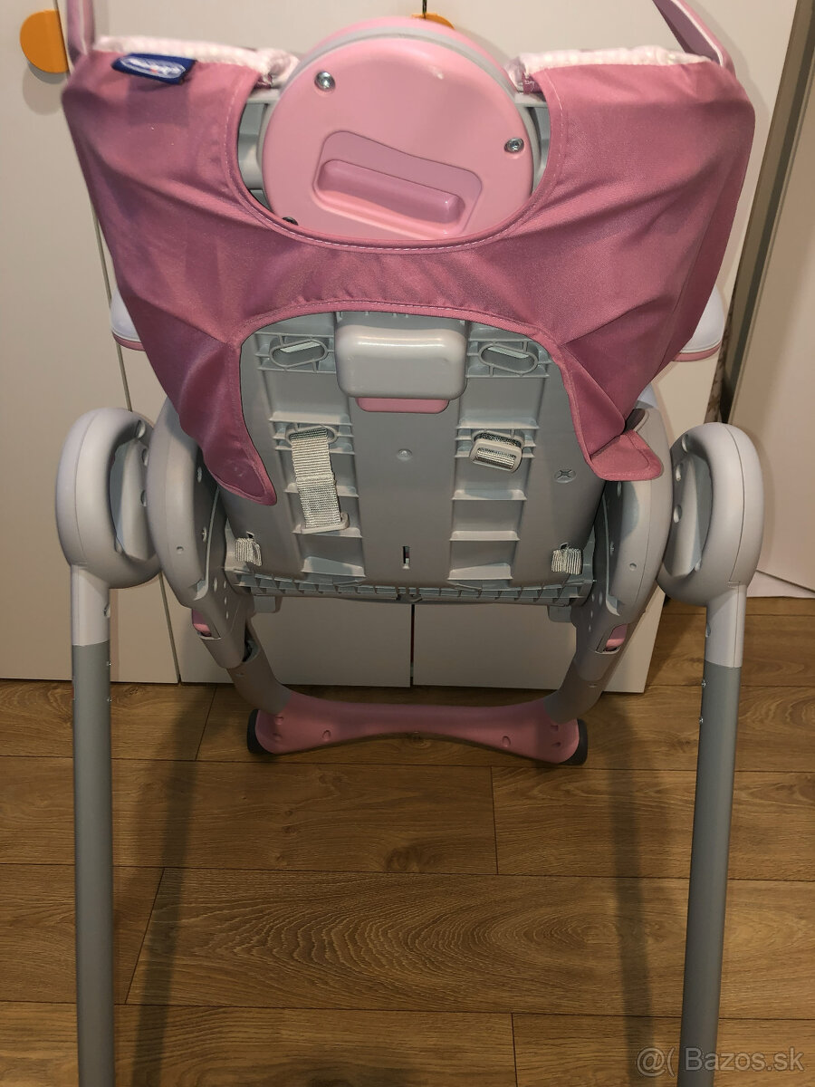Jedálenská stolička Chicco Polly 2 Start - Miss Pink - 4