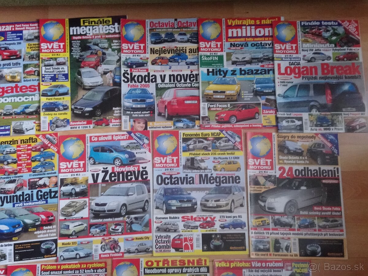 Časopisy Svět motorů - cena 0,50€ za kus. - 4