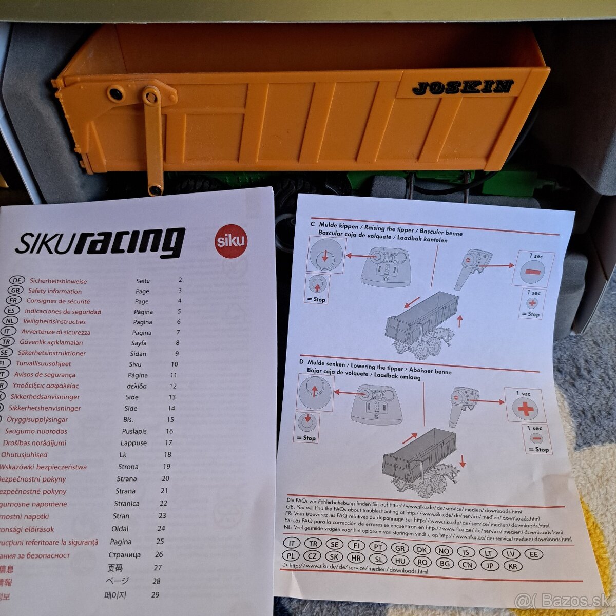 Predám rc traktor Johndeere - 4
