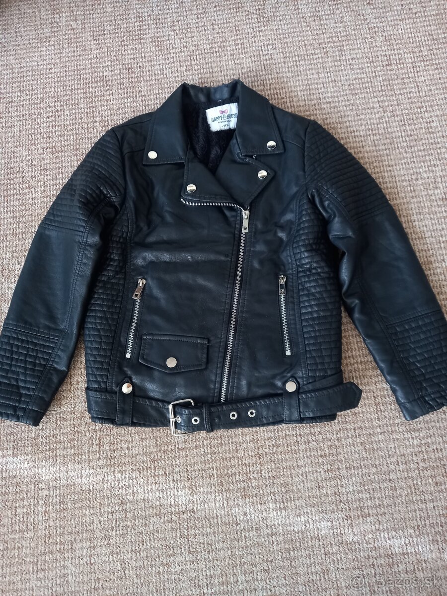 Dievč. rifle, nohavice, elasťáky veľ.XS,S, 164 + bunda - 4