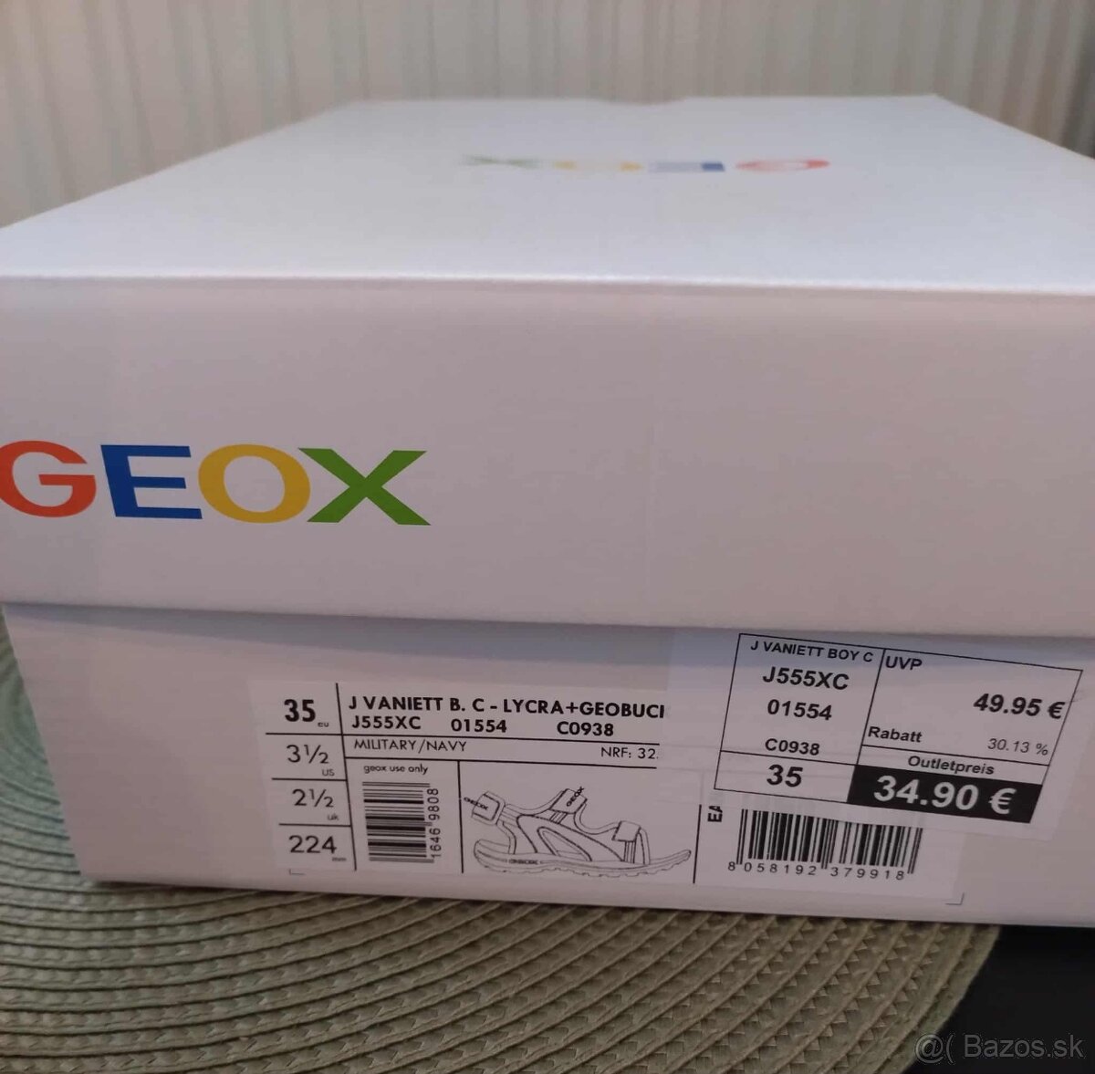 GEOX chlapcenske sandale, velk 35 - 4