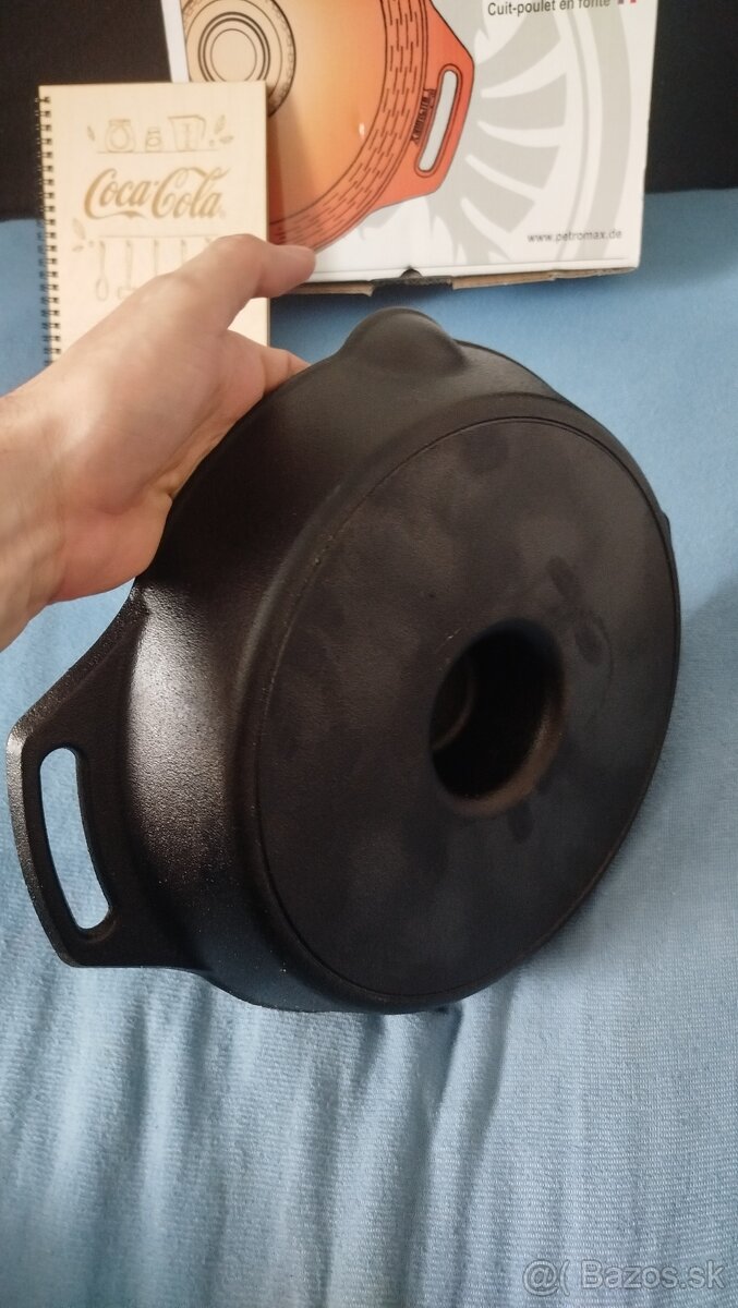 Predám nový liatinový stojan na hydinu + 2 darčeky zdarma - 4