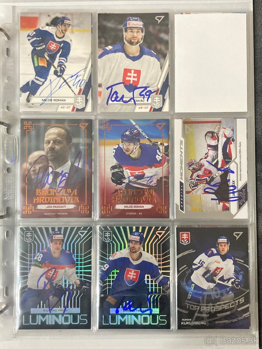 Hokejové Slovensko - Autogramy - 4