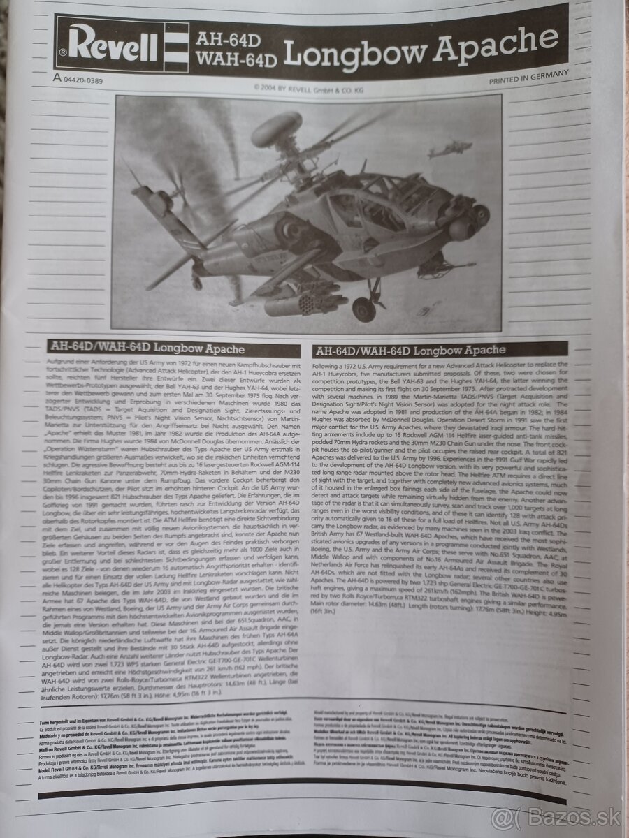 Revell AH-64D Longbow Apache 1:48 - 4