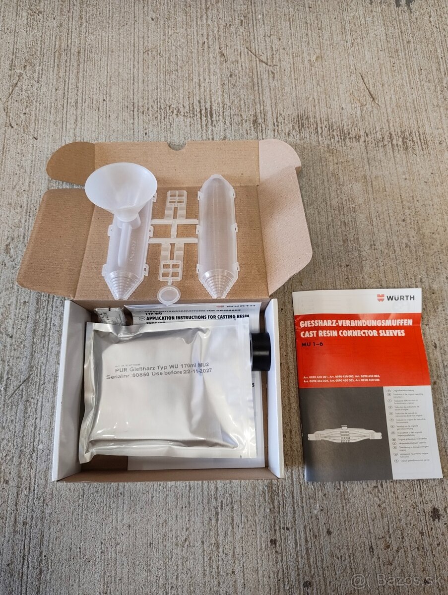 Predám stavebnú chémiu, chemické kotvy, spojky na káble - 4