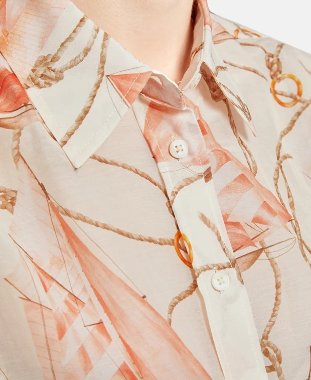 Hodvábna blúzka GANT - 4