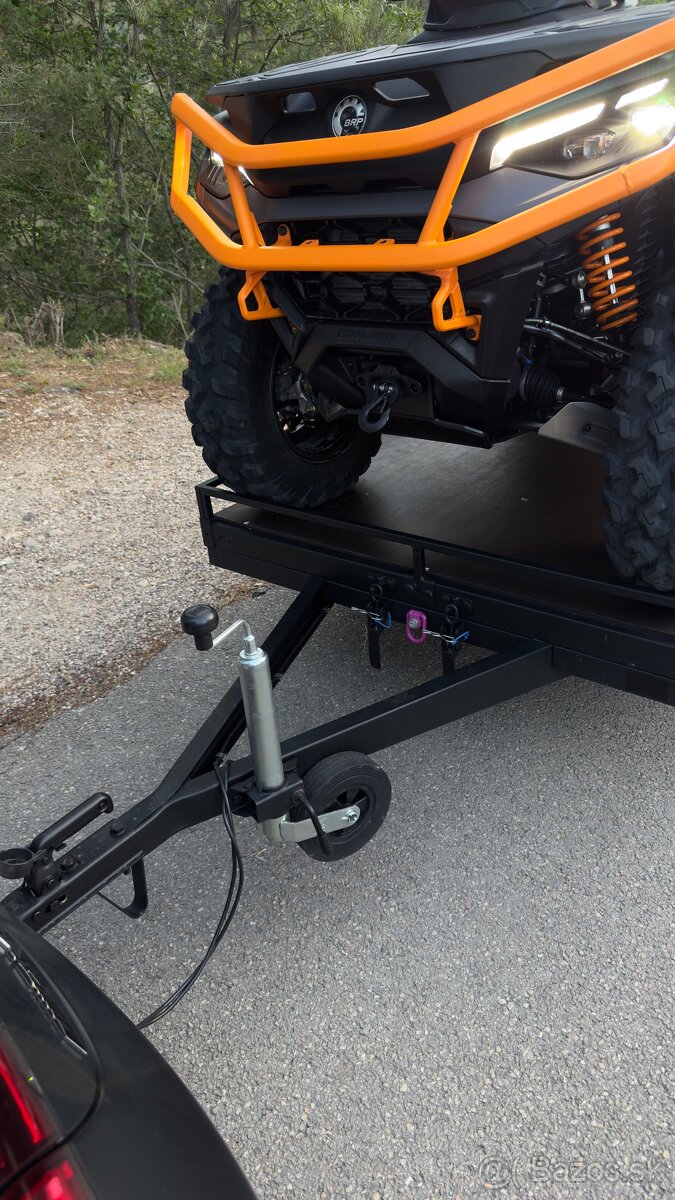 Predám nový vyklápací prívesný vozík na štvorkolku,Canam - 4