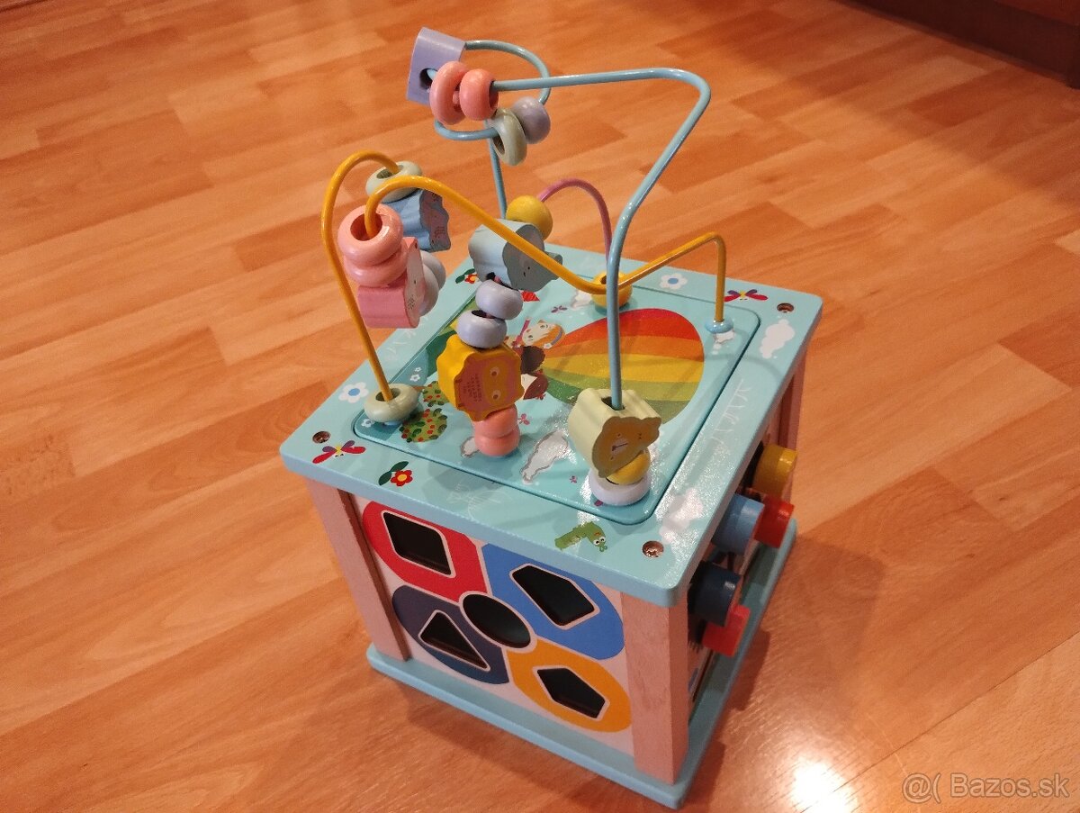 Drevenná multiaktívna kocka - 4