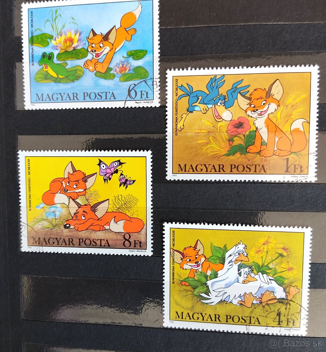 Poštové známky + album - 4