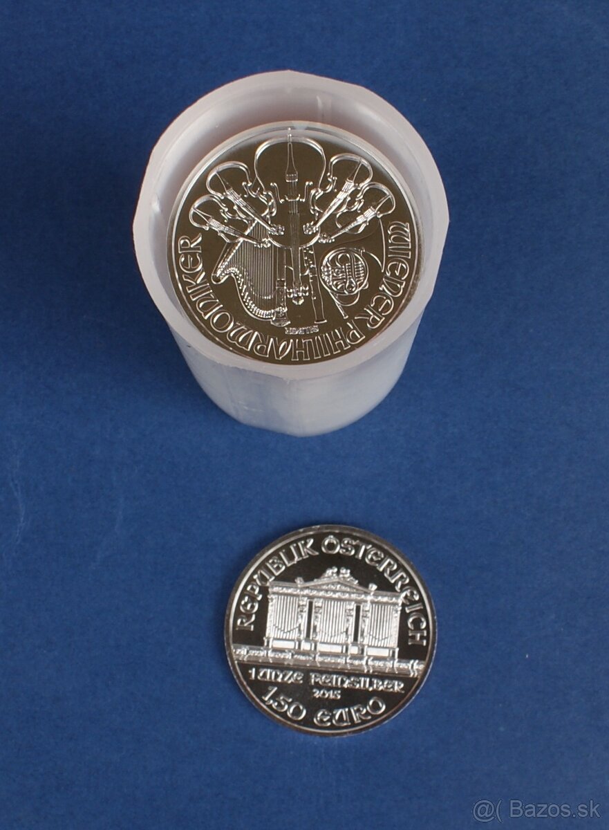 Wiener Philharmoniker striebro r. 2015 - 4