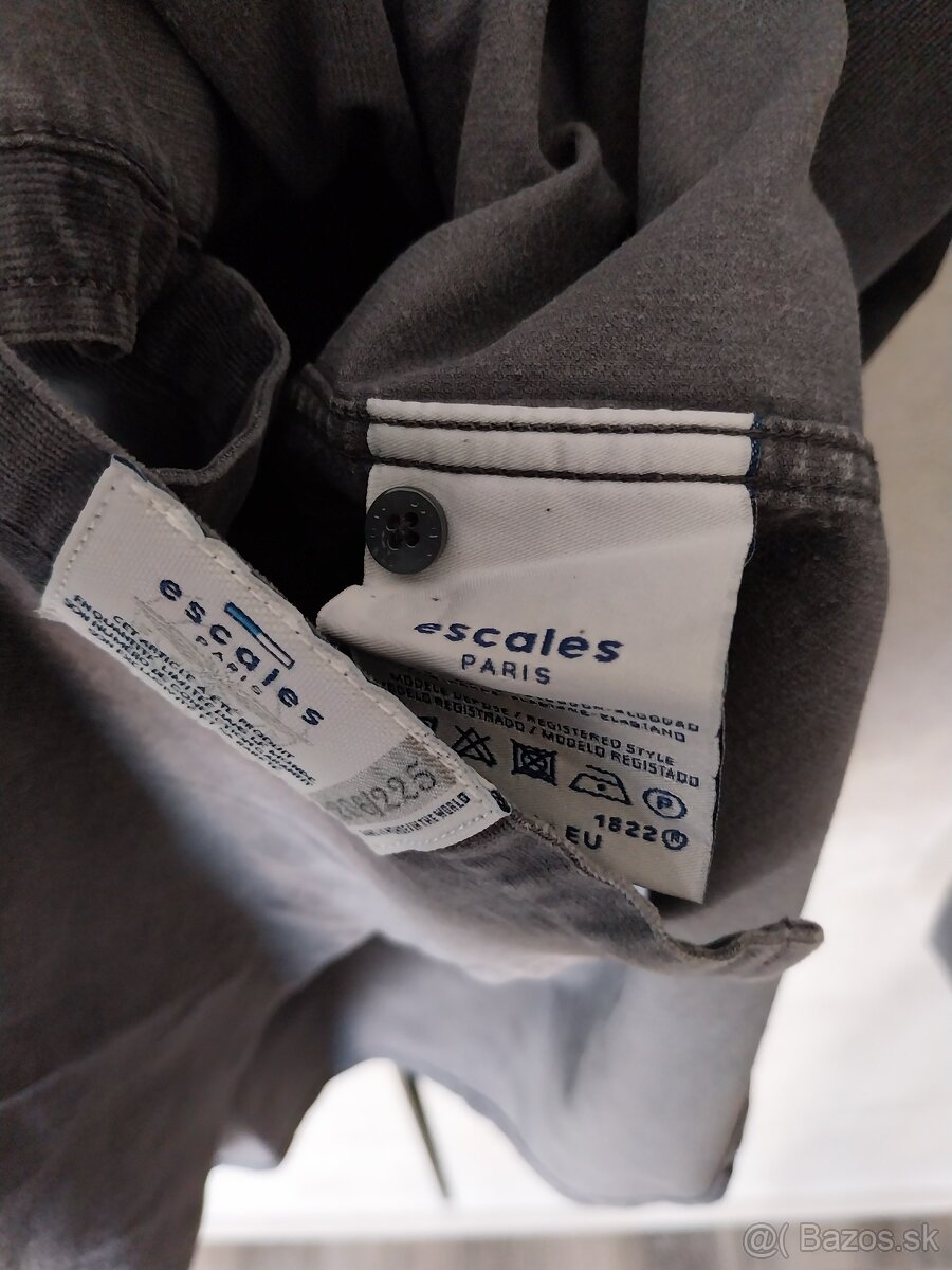Escales pánska šedá košeľa XL - 4
