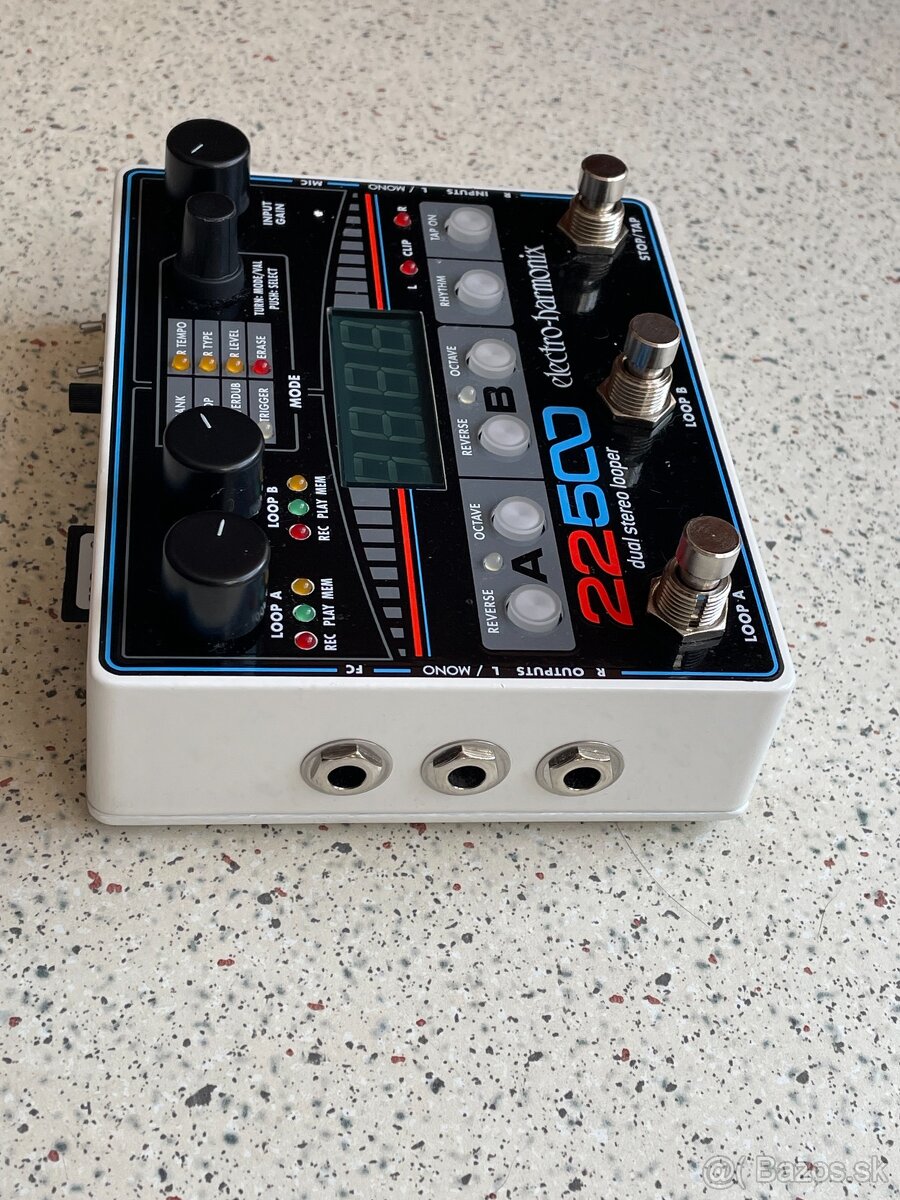 Electro Harmonix 22500 Dual Stereo Looper - gitarový efekt - 4