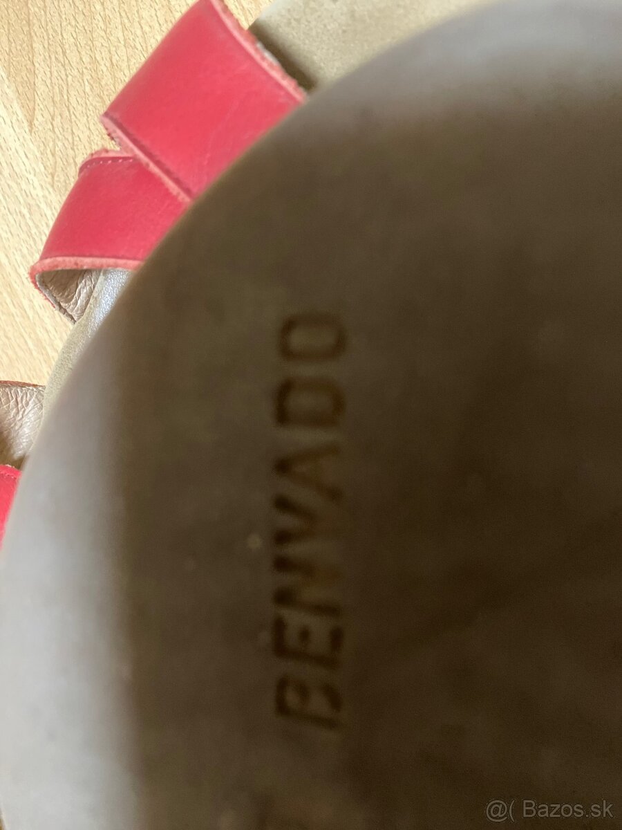 Celokožené sandále 38,5 (5,5), zn. Benvado - 4