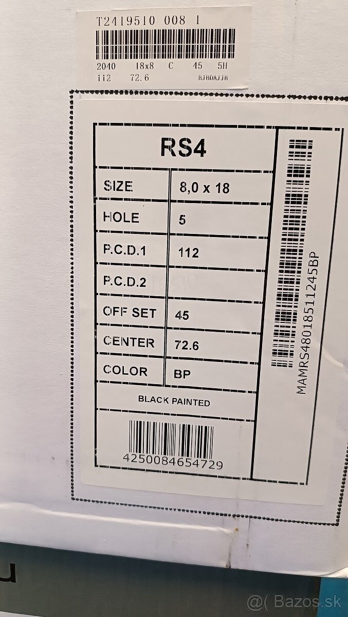 R18 alu disky MAM 5x112 mm - 4