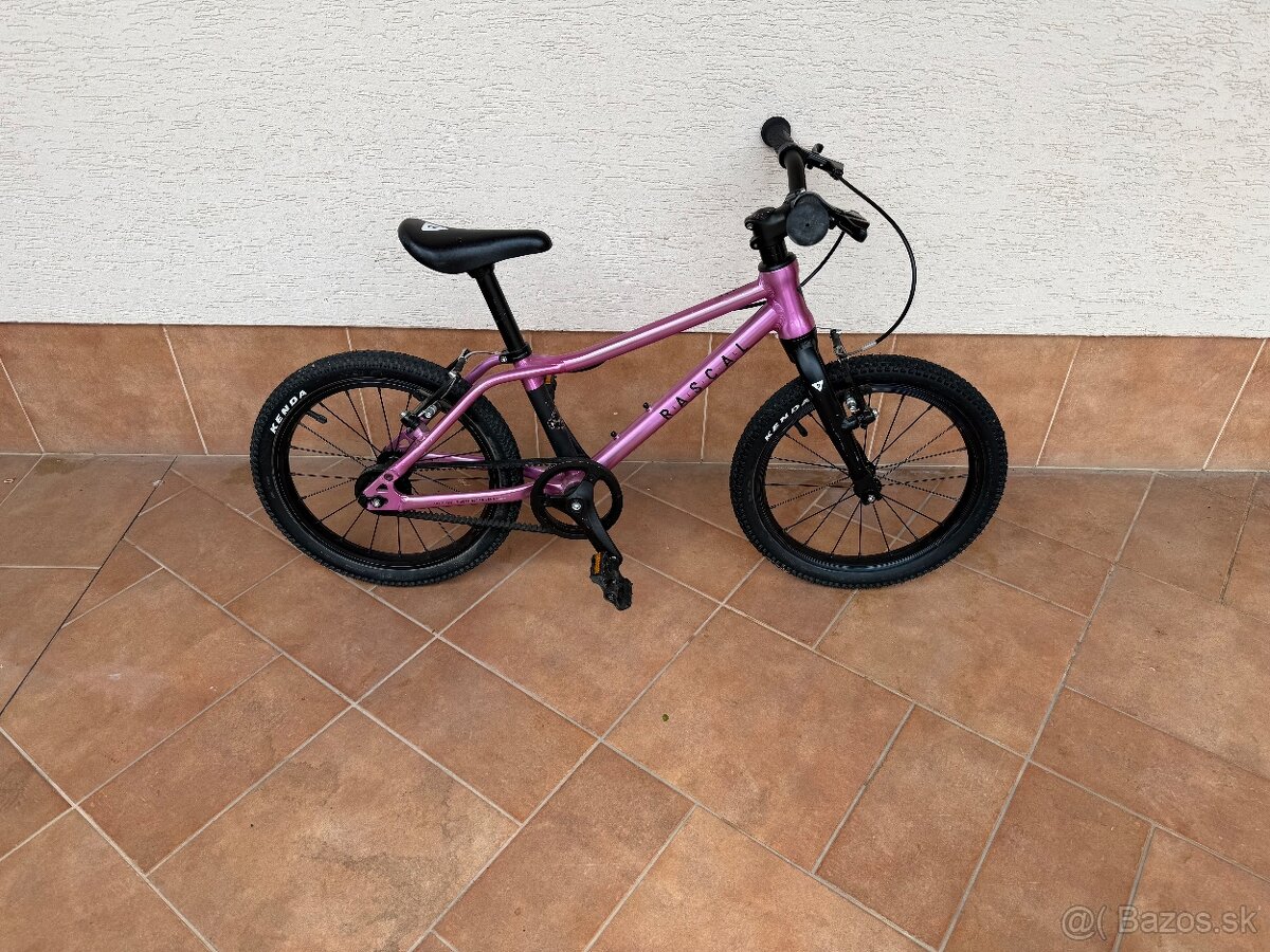 Detský bicykel Rascal 16” ružový - 4