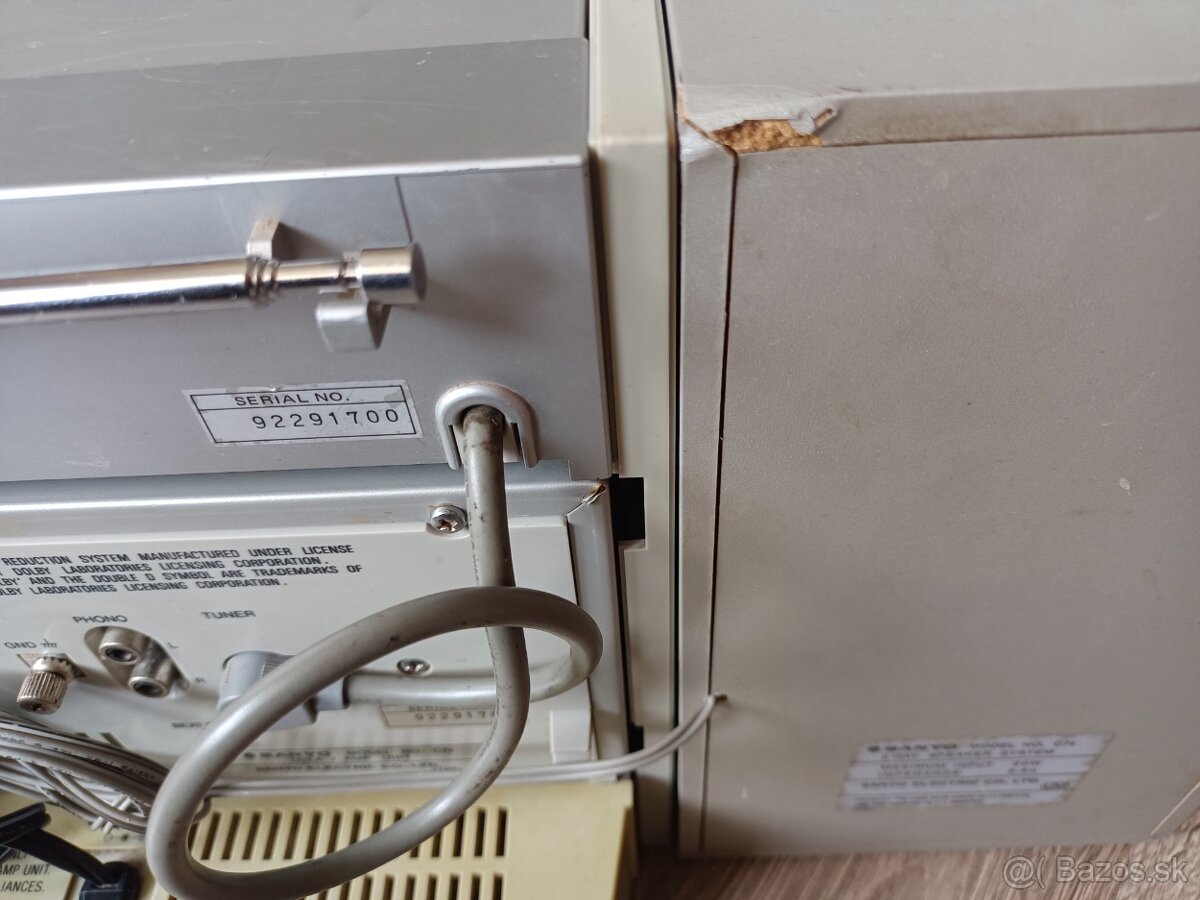 Sanyo C7s, radiomagnetofon retro kazeťák - 4