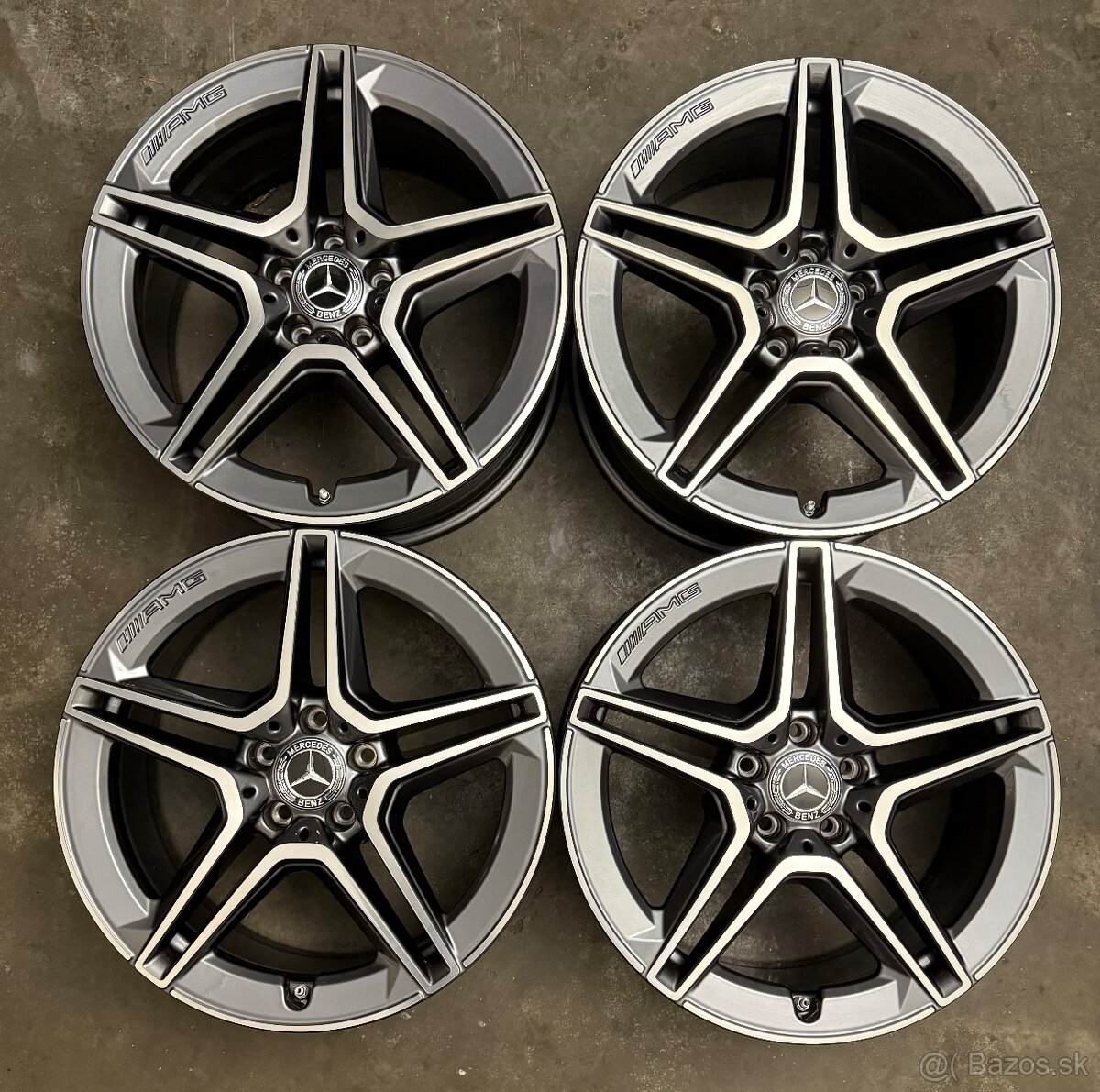 Nepoužité hliníkové disky 5x112 R19 Mercedes Benz GLC X253 - 4