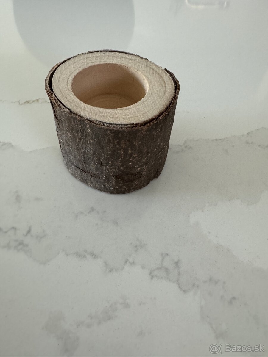 Drevený stojan na čajovú sviečku - 4