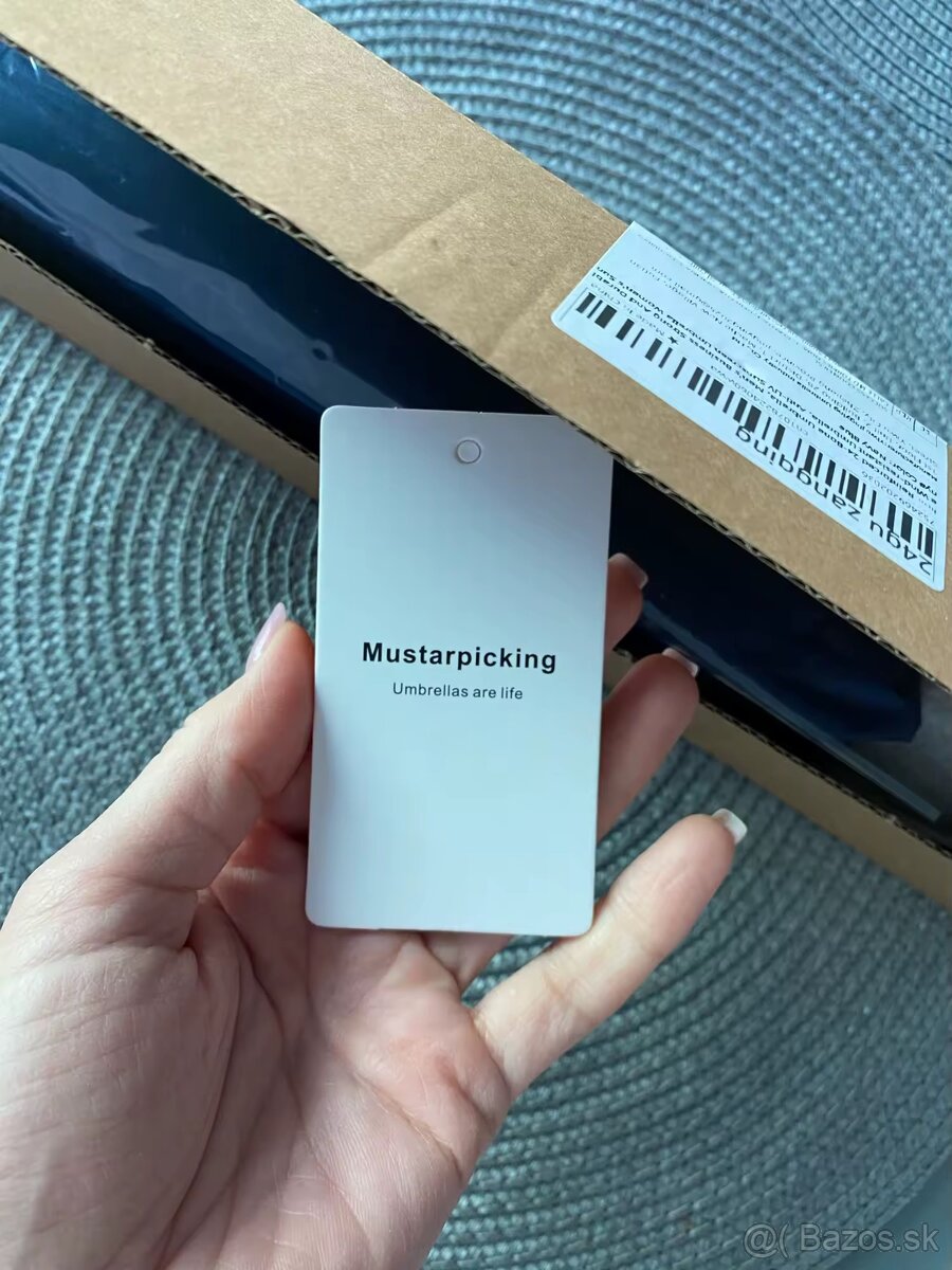 Super automatický dáždnik - tmavomodrý - 4