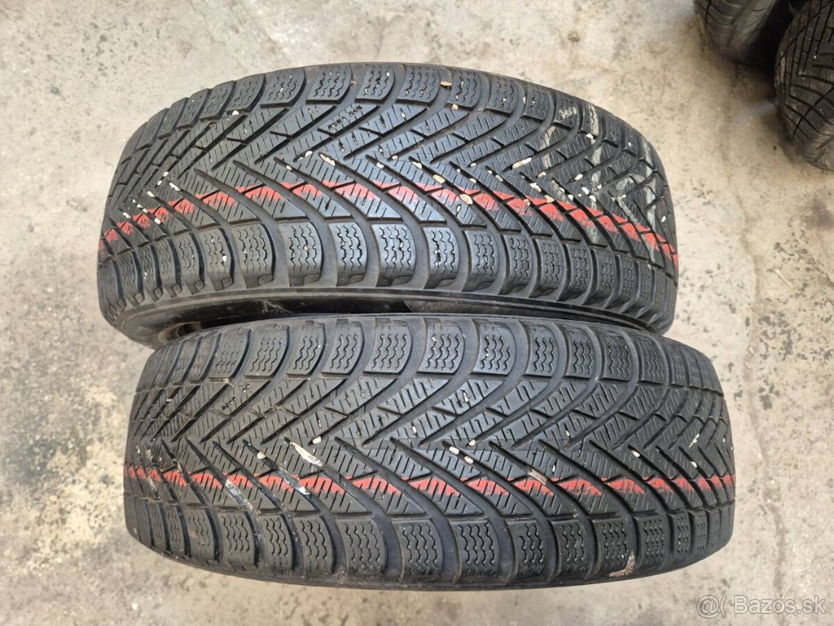 185/55 r16 zimné 2 ks PIRELLI dezén 6,7 mm DOT2019 - 4