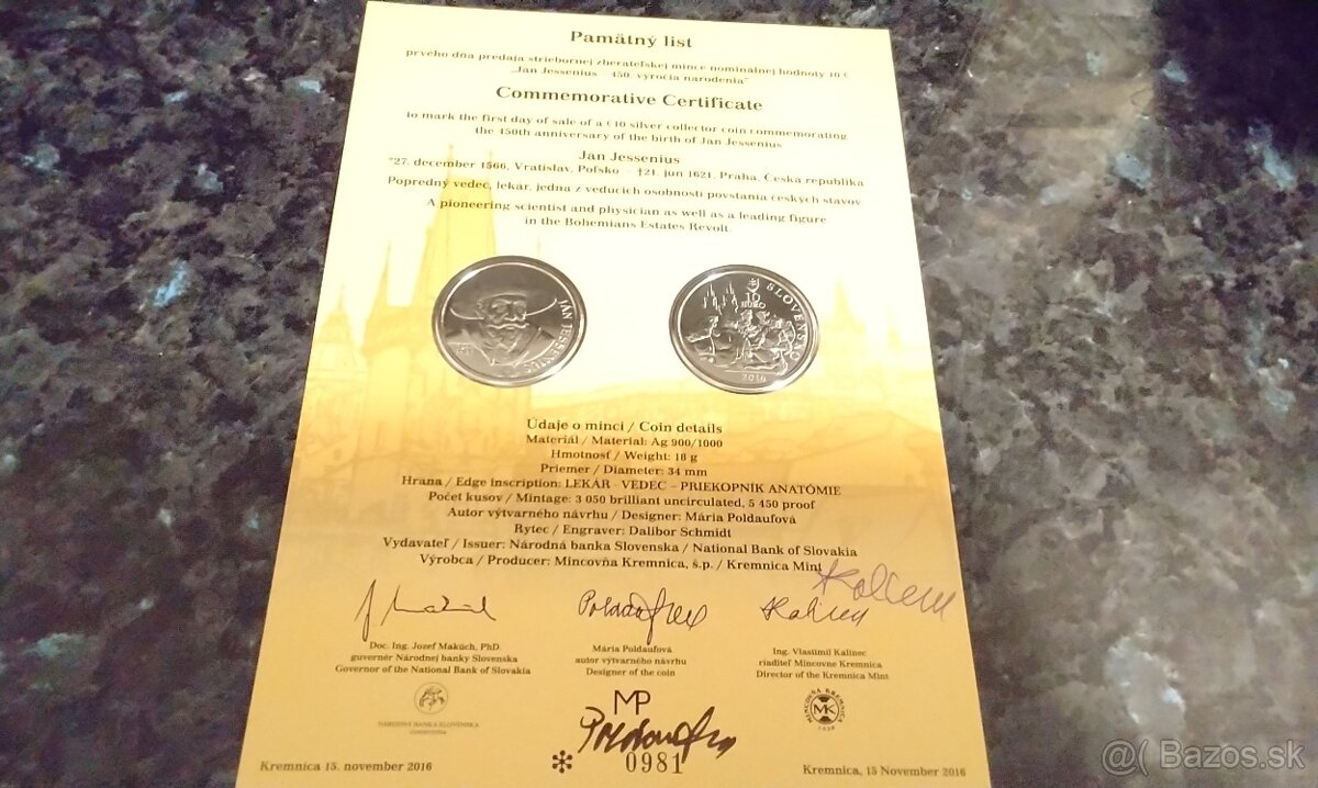 Pamätné listy. - 4