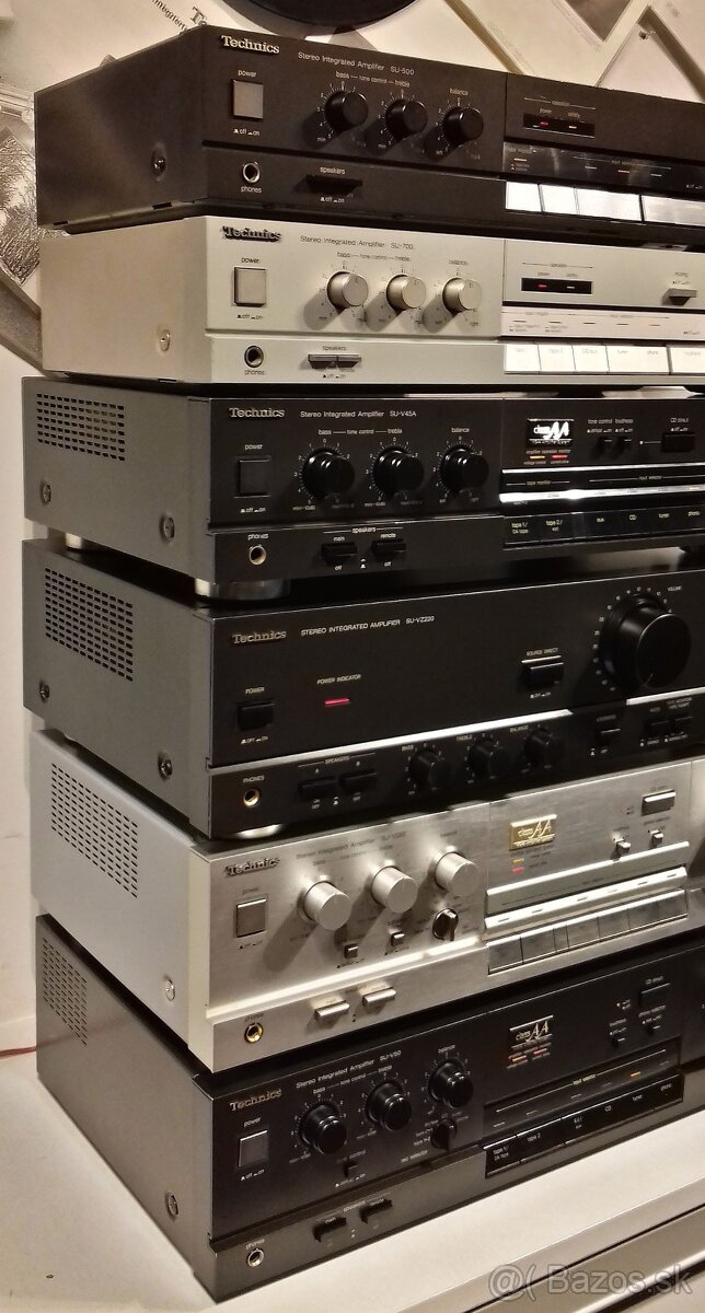 SERIA zosilnovac TECHNICS Class A, Class AA, vyr. JAPAN= Zo1 - 4