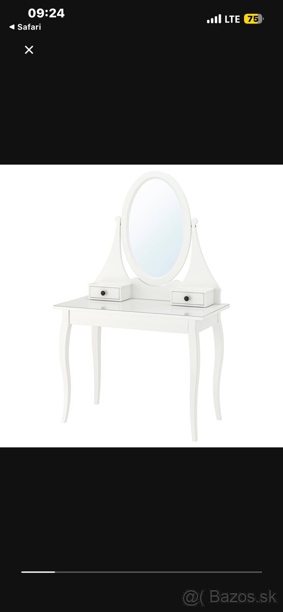 Toaletný stolík hemnes ikea - 4