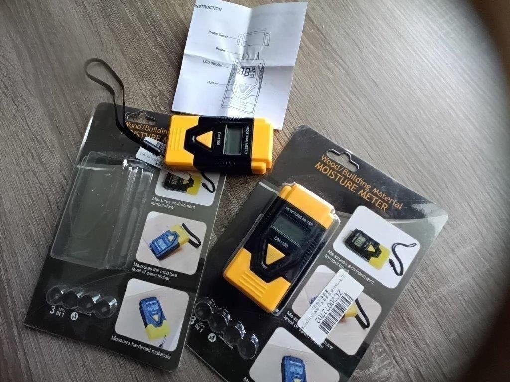Digitálny vlhkomer 3 v 1 – stierky, beton, drevo... - 4
