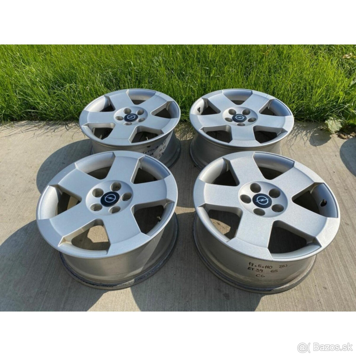 Hliníkové disky 5x110 R17 7,5J ET39 - 4