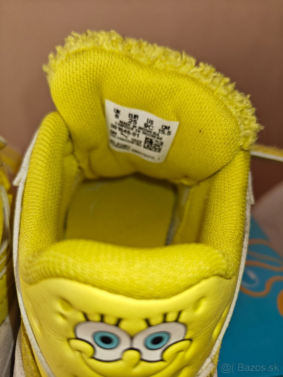 detské tenisky SpongBob veľ.25 ( stélka 15,5 cm). - 4