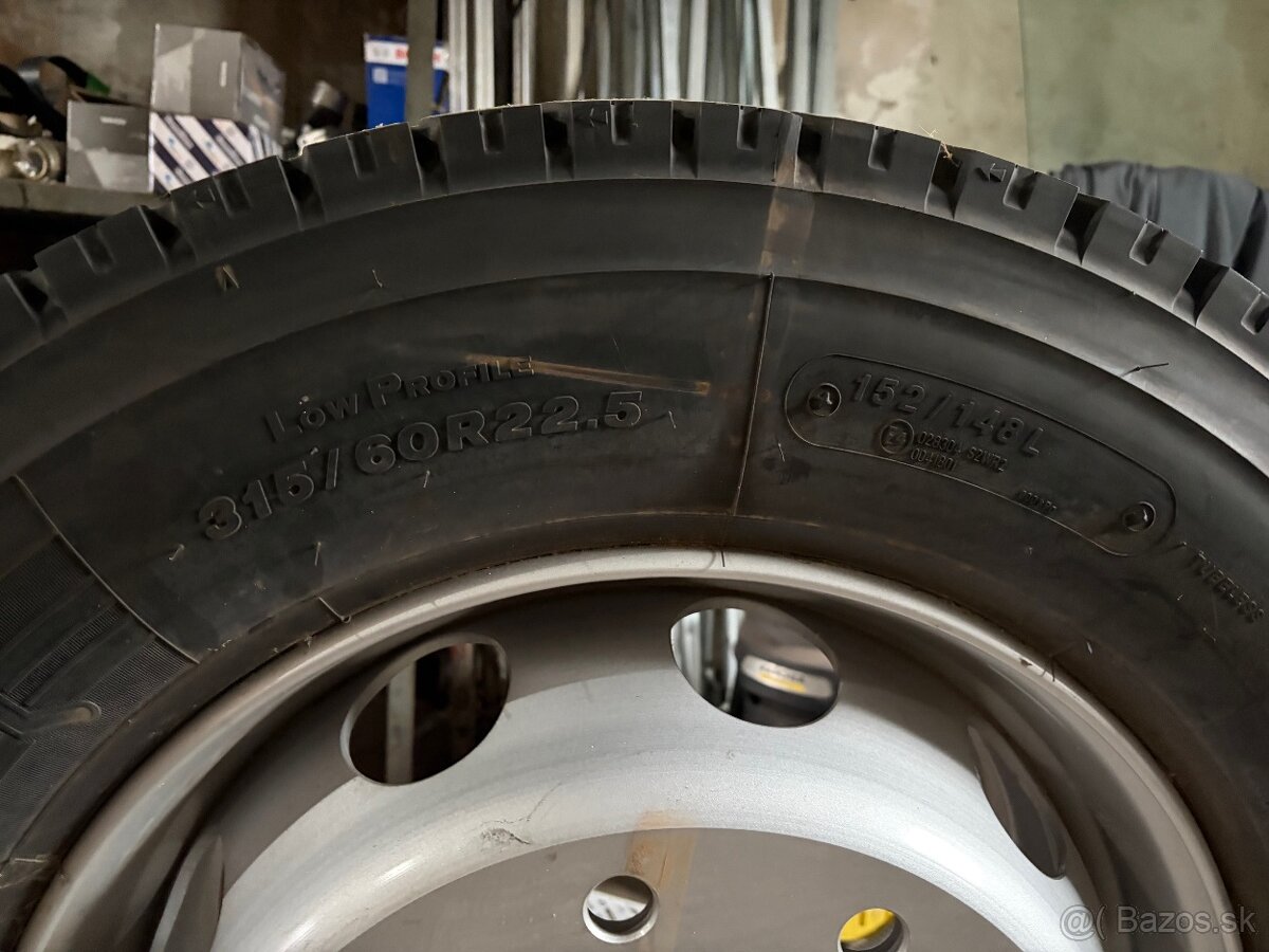 Bridgestone ECOPIA H-DRIVE 002 315/60 R22,5 nová s diskom - 4