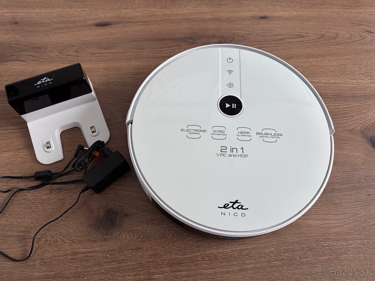 Predám robotický vysávač ETA Nico 2v1 - 4
