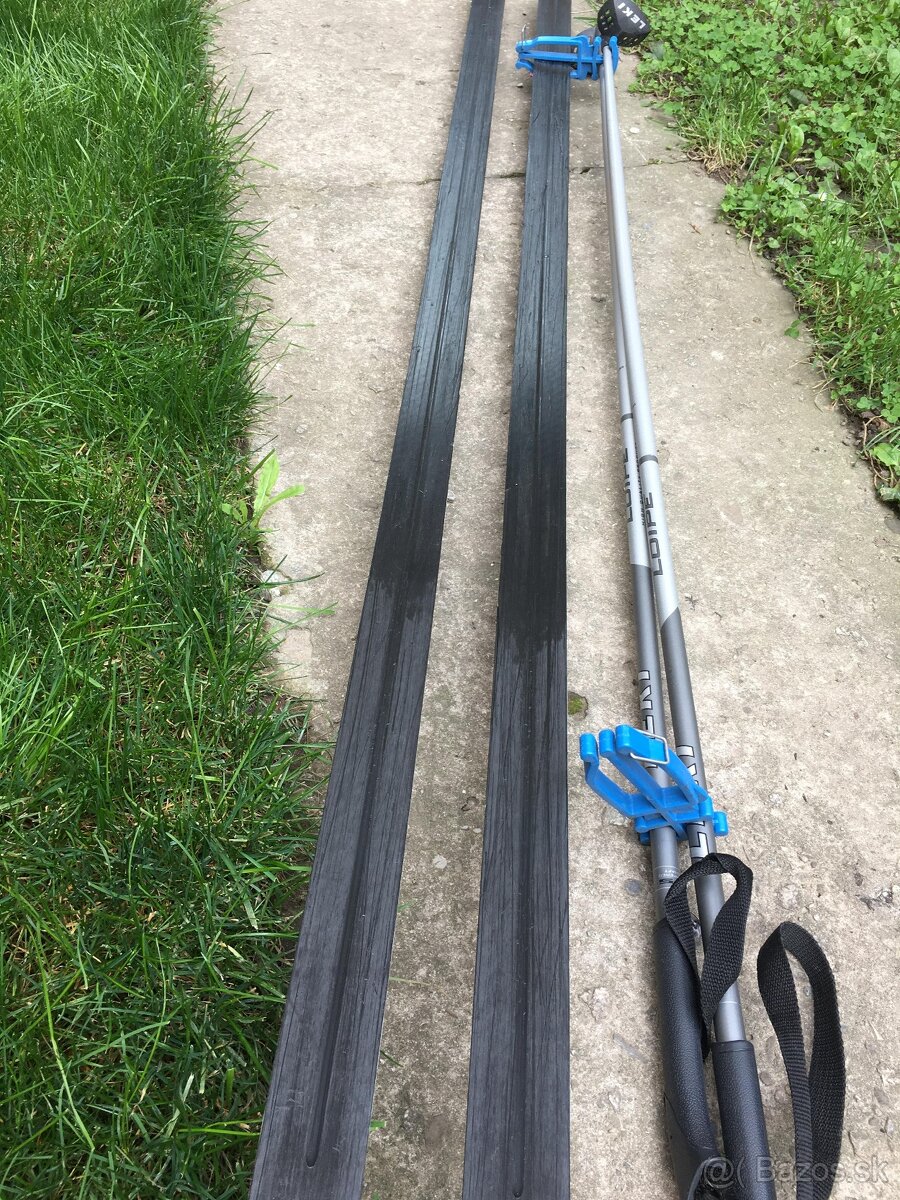 Bežky Salomon s viazaním typu Pilot, palicami a topánkami - 4