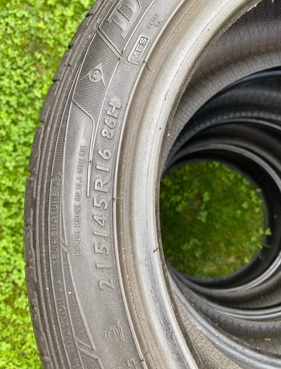 215/45 r16 letné DUNLOP 86H - 4