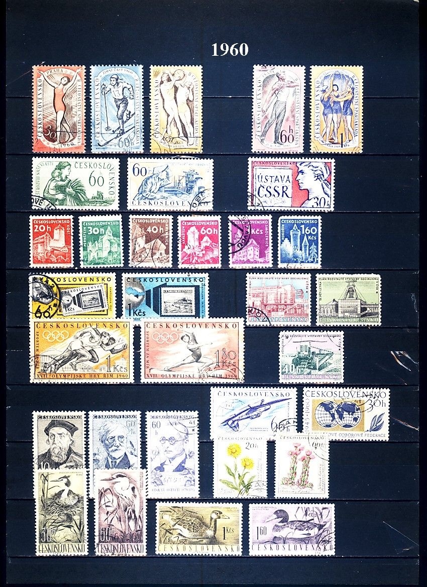 Poštové známky Československo 14 - - 4