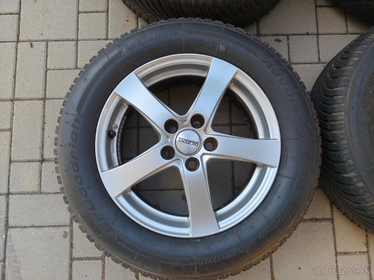 Elektrony 5x108 R16 + celorocne pneumatiky 215/60 R16 - 4