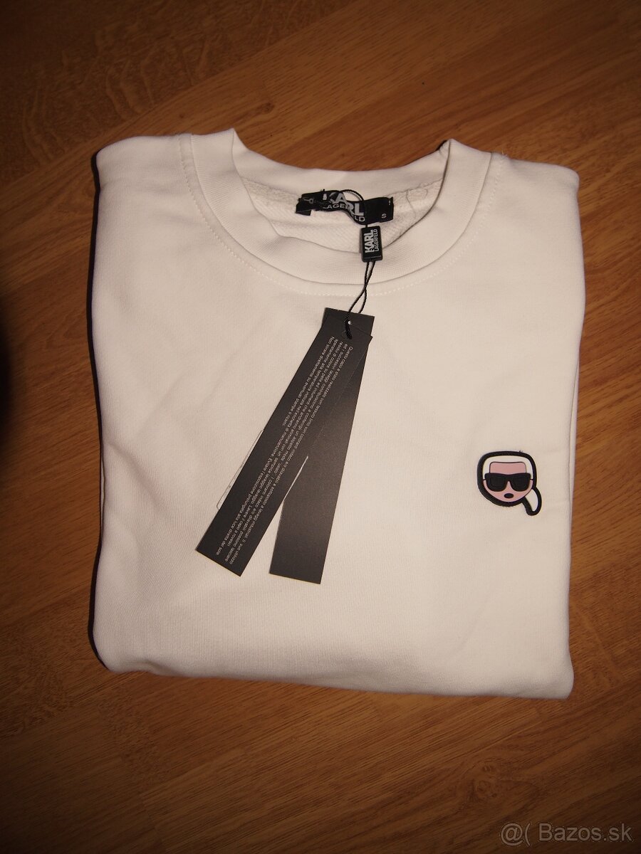 Karl Lagerfeld dámska biela mikina - 4