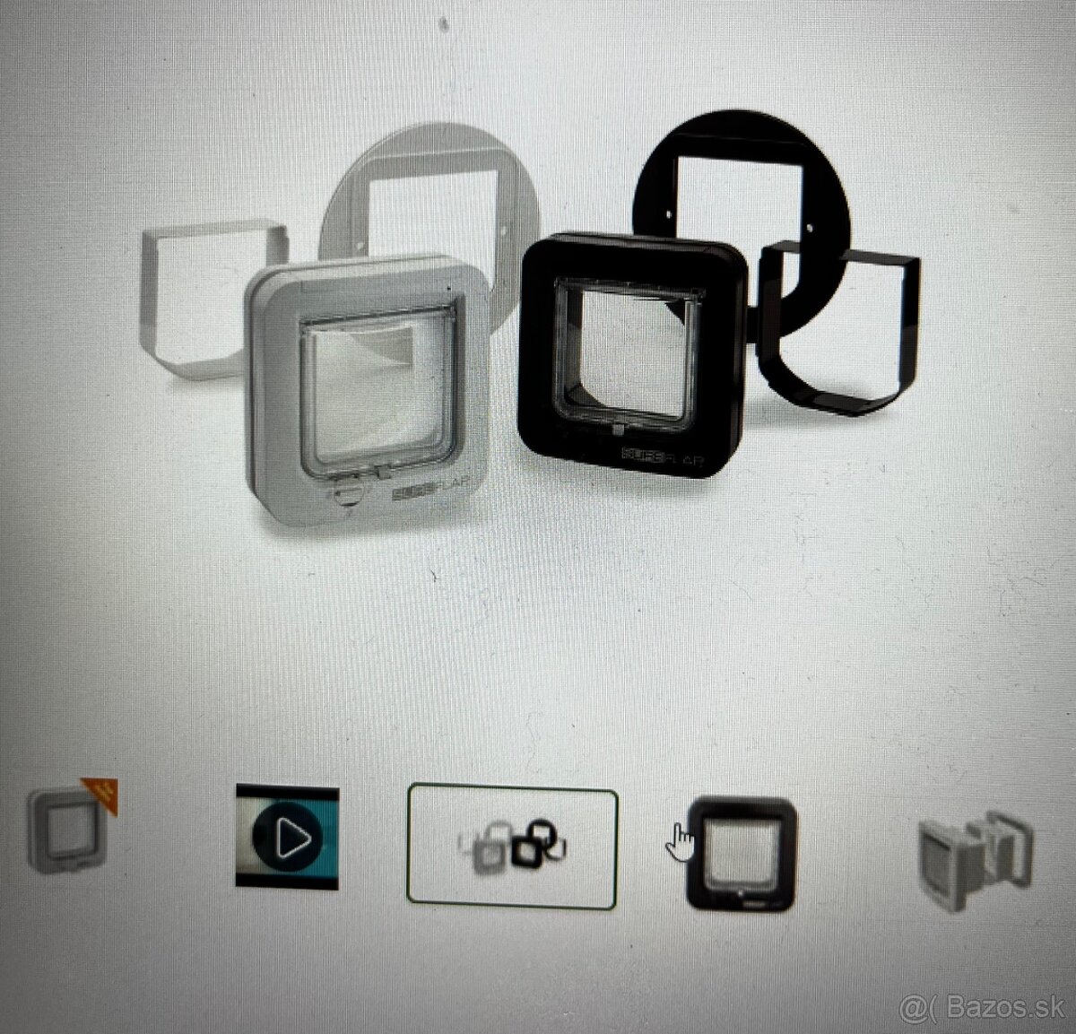 SureFlap dvierka pre mačky s mikročipom NOVE sedo biele - 4