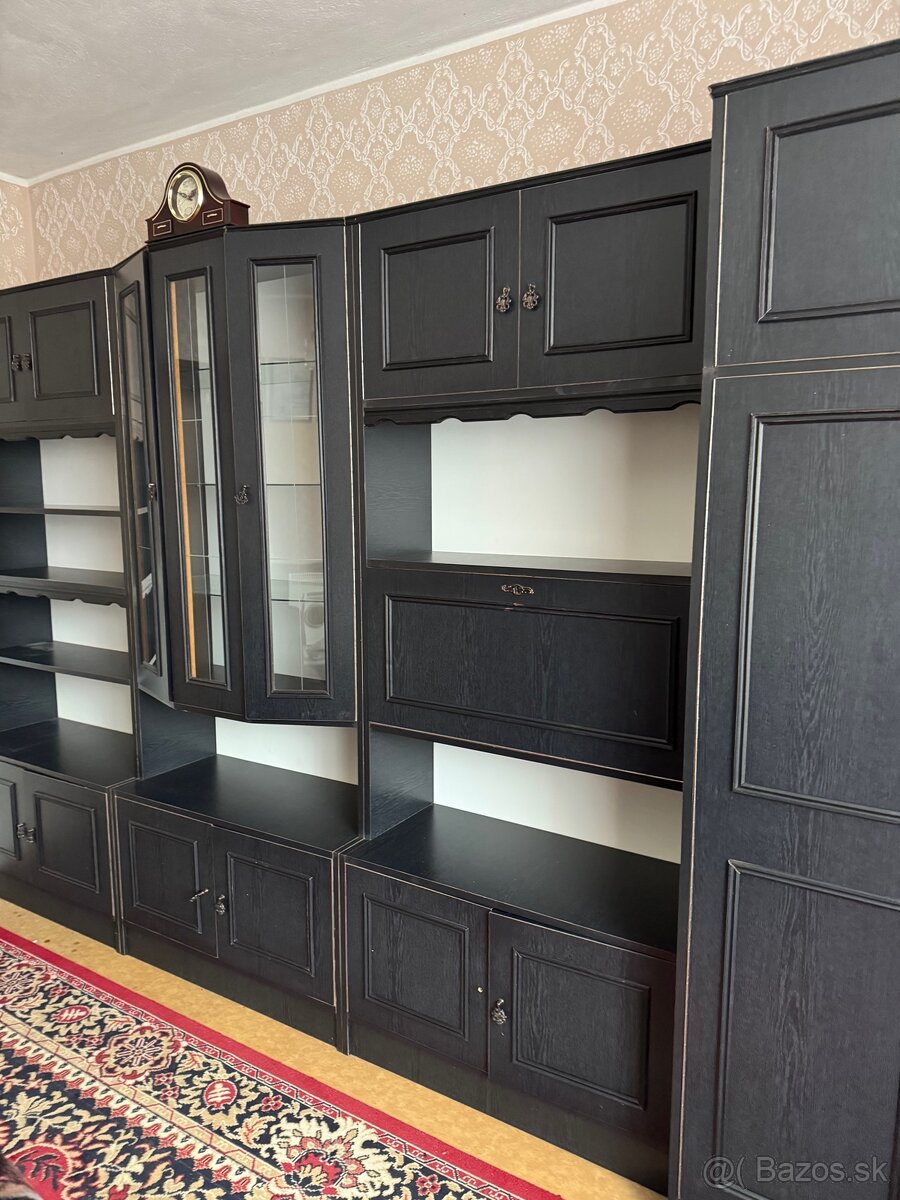 Obývačková stena čierna - 4