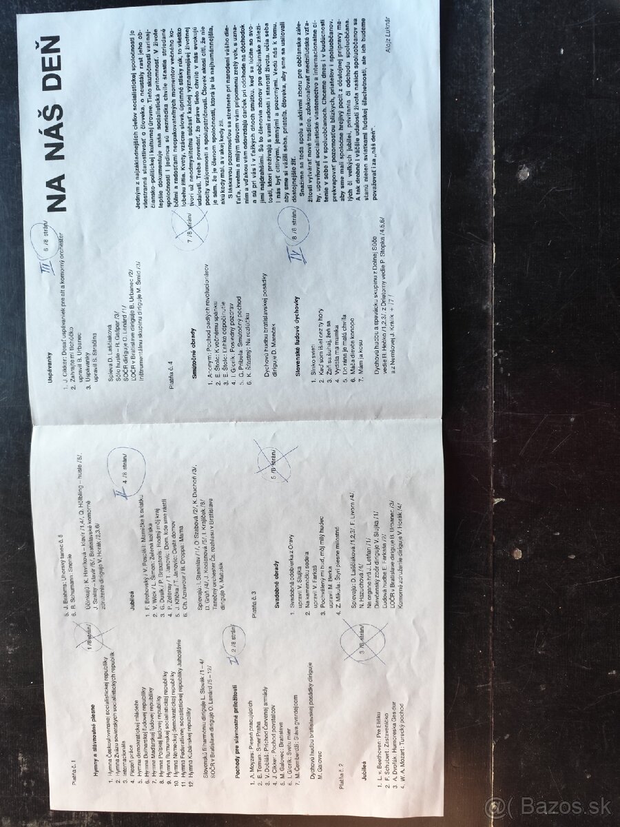 Platne súprava retro - 4